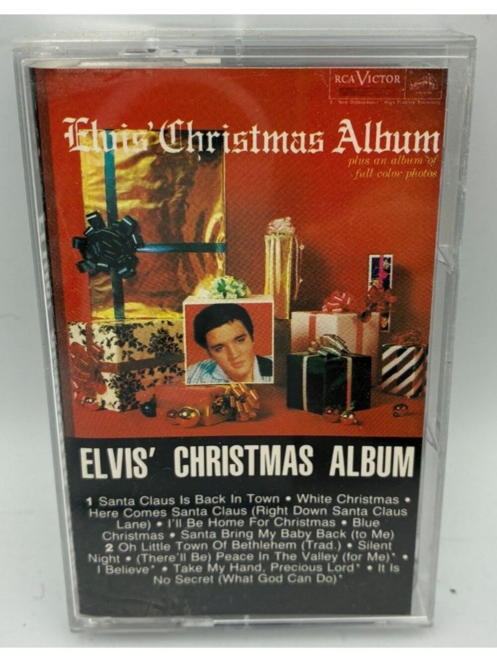 Elvis Christmas Album Cassette 1957 RCA Victor Holiday Classic Full Color Photos